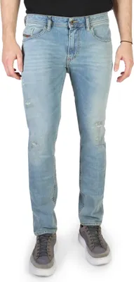 Produktbild von Diesel Herren Jeans Jeanshose Markenjeans, mit Knöpfen und Reißverschluss, Größe:34, Farbe:Blau-dodger-blau