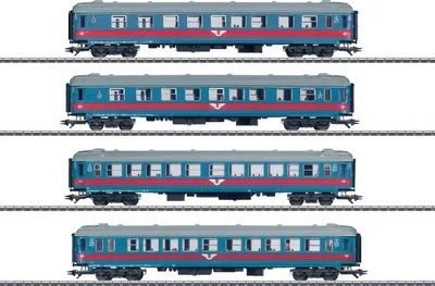 Immagine prodotto di Märklin H0 43789 Set di carrozze per treni espressi