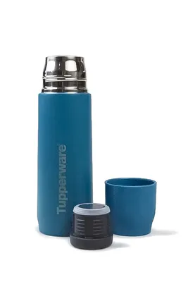 Produktbild von TUPPERWARE Chef-Serie Thermoskanne 520 ml blau türkis Isolierkanne Kanne