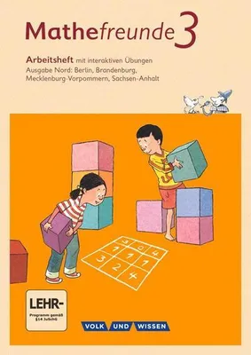 Obrázek produktu pro Mathefreunde 3. Schuljahr - Nord - Arbeitsheft mit interaktiven Übungen auf scook.de