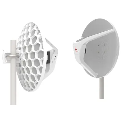 Zdjęcie produktu dla Mikrotik RBLHGG-60ad kit, 60 GHz, IEEE 802.11ad, IEEE 802.3af, IEEE 802.3at, 10/100/1000Base-T(X), 716 MHz, 256 MB, 16 MB