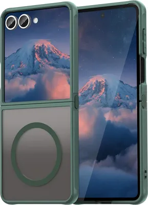 Produktbild von Matte Case Magsafe für Samsung Galaxy Z Flip 7 Schutzhülle Kratzfest Passgenau in Grün