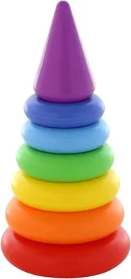 Produktbild von Farbring Pyramide, 8teilig, mit Kegelspitze