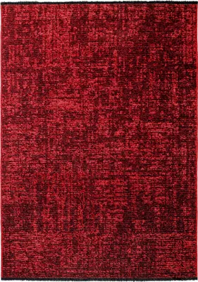 Productafbeelding van Space vloerkleed laagpolig rechthoek 140x200cm rood