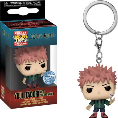 Produktbild von Jujutsu Kaisen - Yuji Itadori With Sakuna Mouth   Special Edition - Schlüsselanhänger Funko Pocket POP! Keychain