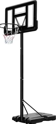 Immagine prodotto di Articolo sul basket – Supporto regolabile per pallacanestro con canestro – Mobile con ruote – Base riempibile con acqua e sabbia – Per bambini e adulti – Da esterno