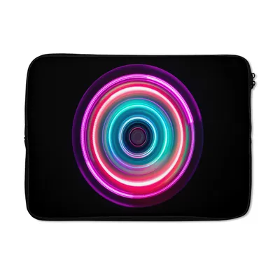 Produktbild von MuchoWow® Laptop Hülle 14 ZollBuntes Wendegleis Laptoptasche - Laptoptasche - Stoßsicher - Schutzhaube