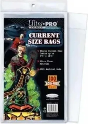 Imagen del producto de Fundas protectoras para cómics Ultra Pro, tamaño estándar (100 unidades)