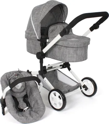 Produktbild von BAYER CHIC 2000 Puppenwagen Kombi LINUS mit Autositz 592 76