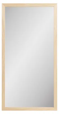 Image de Miroir mural Scottsdale avec cadre en bois naturel 45x75 cm