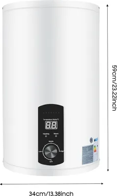 Image de Chauffe-eau - Élément chauffant - 2000 W 220 V - Tube chauffant en acier inoxydable - Pièce de rechange - Blanc