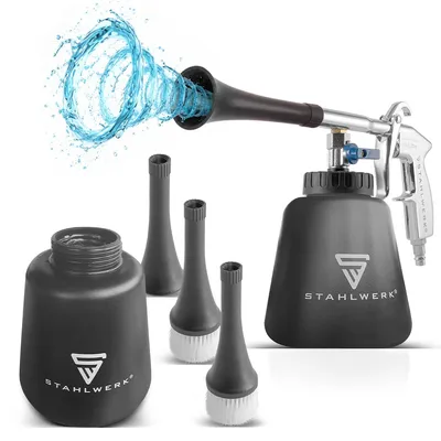 Immagine prodotto di STAHLWERK Pistola di pulizia ad aria compressa RP-90 ST nero Accessori Effetto Tornado