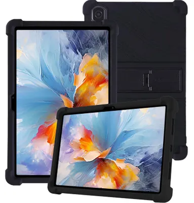 Produktbild von Tablet Hülle für Blackview Tab 16 Pro 11,0", Stoßfeste Weiches Silikon Schutzhülle mit Standfunktion Schwarz
