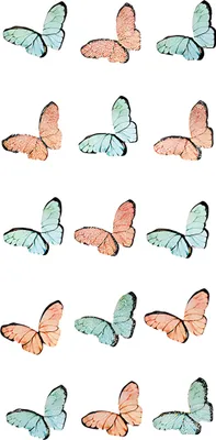 Produktbild von RÖSSLER Sticker Soft Glitter Schmetterlinge