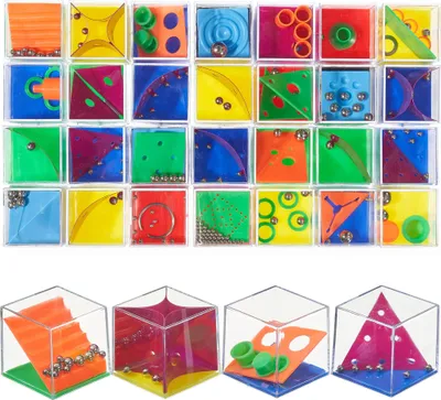 Produktbild von The Twiddlers Die Twiddlers Mini-Puzzle-Box - Brain Teaser-Set mit 28 Teilen - Verschiedene Spielstufen - ideale Indoor-Aktivität für Kinder - Spielzeug für Erwachsene, Kinder und Jugendliche, um ihren Stress abzubauen.