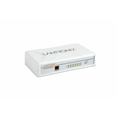 Produktbild von Lantronix EDS3008PS Device Server - Neu - 512 MB - Verdrilltes - 1 x Netzwerk (RJ-45) - 8 - 10/100/1000Base-T - Gigabit-Ethernet - Desktop, Wandmontierbar