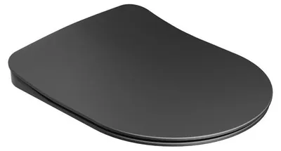 Produktbild von Toilettensitz Ravak Uni Chrom Flach, schwarz