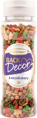 Produktbild von BackDecor 5 Stück Premium Streuselmix X-Mas Bakery, 100 g