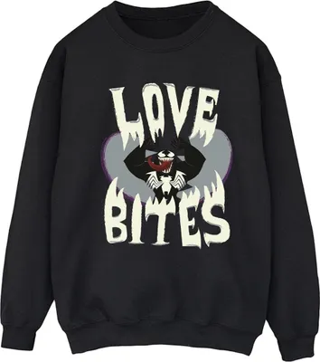 Produktbild von Marvel - "Love Bites" Sweatshirt für Damen BI25750 (L) (Schwarz)