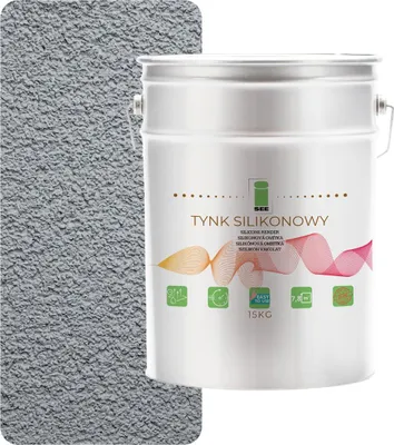 Produktbild von Silikonputz für Außenfassaden, grau, 1,5 mm, Premium, 15 kg