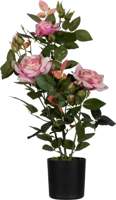 Productafbeelding van Paperflow Kunstplant PARROS54, rozenstruik, hoogte 54 cm