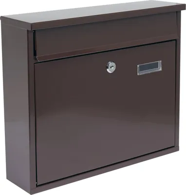 Image de Boîte aux lettres 310x360x100mm brun
