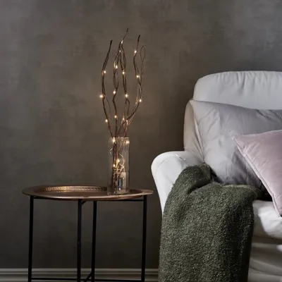 Zdjęcie produktu dla Dekoracja gałązki Led TWIG WILLOW 60 cm na baterie