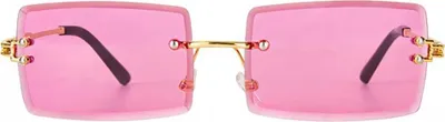 Produktbild von Brille rechteckig rosa