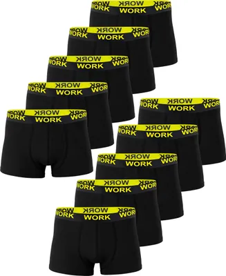Produktbild von Cotton Prime® 10er Pack Boxershorts Hipster WORK L schwarz
