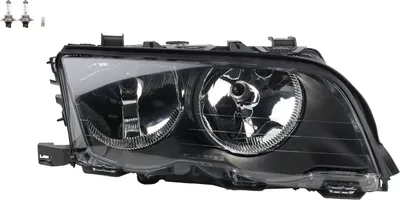 Produktbild von Johns, Scheinwerfer Halogen passend für BMW 3er E46 02/1998-08/2001 Rechts Leuchtmittel 63126902746 63126906494 6902746 6906494