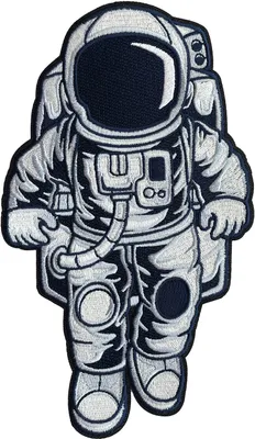 Produktbild von ROTH Bügelbild, gestickt, Astronaut