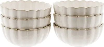 Produktbild von Bloomy 6er-Set Suppenschalen aus hochwertigem Porzellan - 13 x 5,5 cm