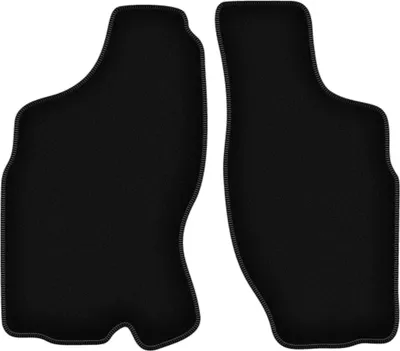 Produktbild von Wielganizator Velours-Autoteppiche vorne – passend für Nissan Terrano II (SUV, Bj. 1993-2005) –  schwarz, passgenau, mit Befestigungen set 2 Stk.