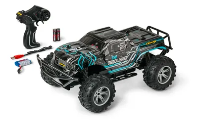 Produktbild von RC Offroad Auto 1:10 Demolisher RTR türkis, 30 Min. Fahrzeit