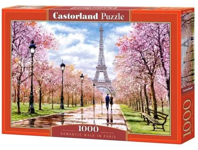 Zdjęcie produktu dla Castorland Romantic Walk in Paris 1000 pcs, 1000 szt., Miast, 9 lat(a)