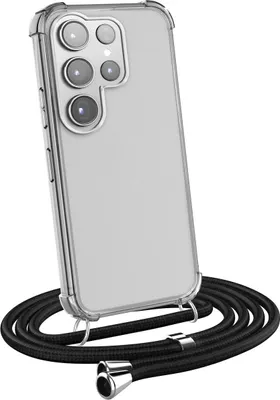 Produktbild von Handykette für Samsung Galaxy S23 Ultra - Handyhülle mit Schnur Cover in Schwarz