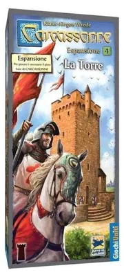 Immagine prodotto di Carcassonne: Espansione 4 - La Torre (Edizione classica) – Gioco da tavolo – Giochi Uniti – 2-6 giocatori – 8+