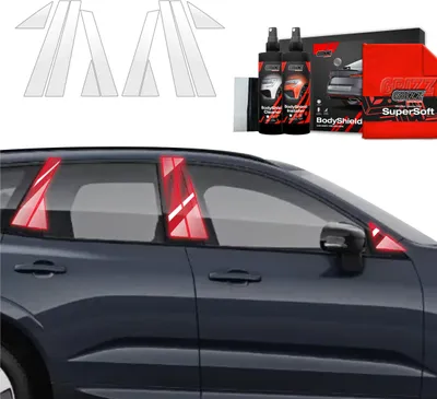 Obrázok produktu pre Ochranná fólia 6 v 1 Grizz Protector pre stĺpiky B a C – Volvo XC60 2 (2022–2025)