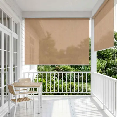 Immagine prodotto di vidaXL Tenda a rullo per esterni 160 x 140 cm Beige