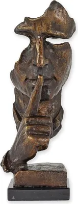 Productafbeelding van A Bronze Sculpture "Speak No Evil"