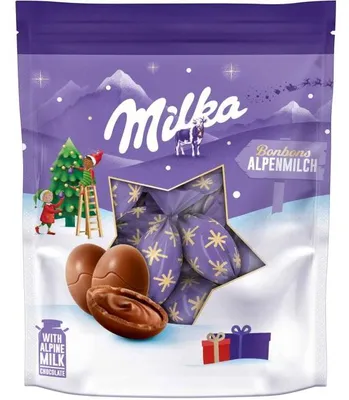 Produktbild von Milka Bonbons Alpenmilch 86g