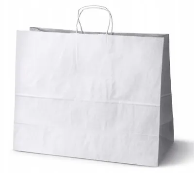 Obrázek produktu pro Allbag Papírová taška 500x180x390 mm bílá s uchem