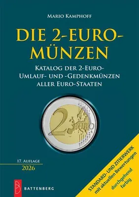 Produktbild von Die 2-Euro-Münzen - Katalog der 2-Euro-Umlauf- und -Gedenkmünzen aller Eurostaaten