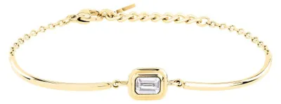 Produktbild von Elegantes vergoldetes Armband mit Zirkon-T-Design TJAXA23