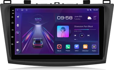 Obrázok produktu pre 9''carplay 8kern Für Mazda3 2010-2013 android12 Autoradio GPS Sat Navi FM WIFI Bluetooth USB DAB+ 6+128G