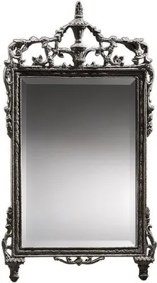 Produktbild von Casa Padrino Barock Spiegel Grau - Prunkvoller handgefertigter Wandspiegel im Barockstil - Antik Stil Garderoben Spiegel - Wohnzimmer Spiegel - Barock Deko Accessoires