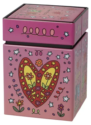 Image de Goebel James Rizzi Peace of Love (Teedose, Metall)