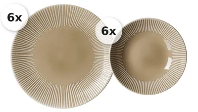 Produktbild von Tafelservice 12 tlg. Banda beige