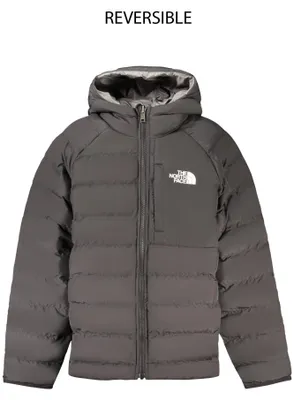 Produktbild von Wendbare Kinderjacke mit Kapuze – Schwarz/Grau, Regular Fit