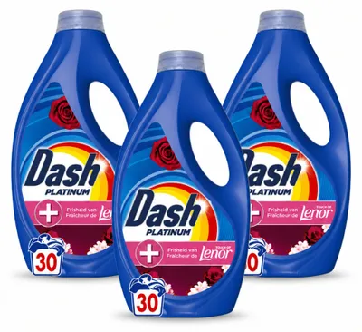 Produktbild von 3 x Dash Flüssigwaschmittel Jasmin und Mairose - 1350 ml - Vorteilspackung - 3 Stücke